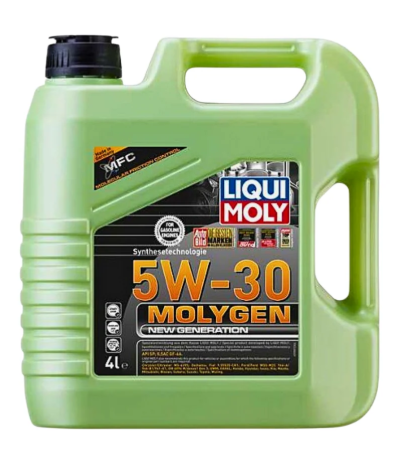 Envase de aceite LIQUI MOLY LIQUI MOLY MOLYGEN 5W30 FULL SINTETICO - GL 4LT grado 5W30 - Lubricentro Piloto